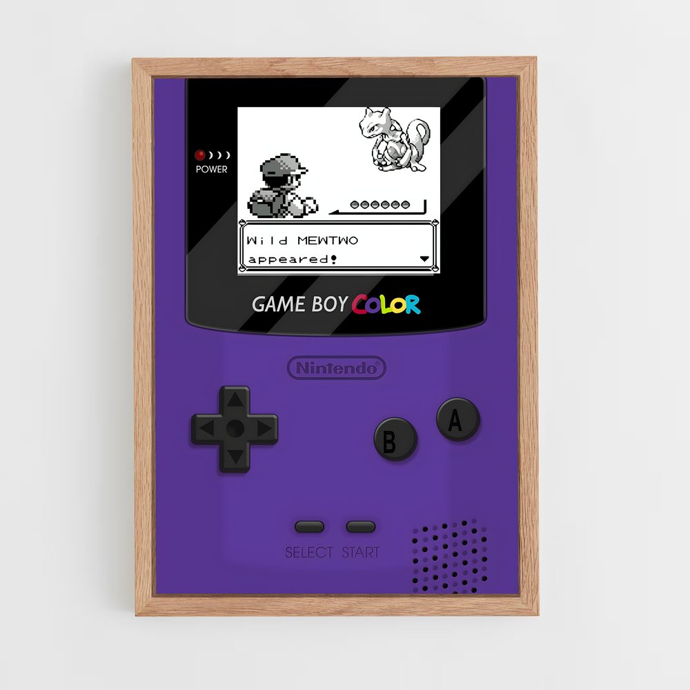 Poster Purple Nostalgia – affiche Consoles (vue 4)